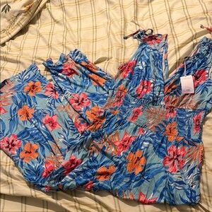 Tropical Floral Women's Jumpsuit